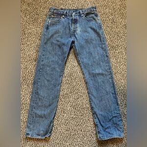 Levi's Men's 501 29X30 Straight Blue Jeans